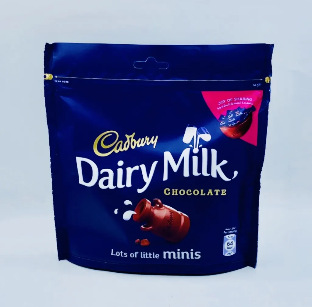 شوكلاتة ديري ميلك مينيز اكياس 12×120g