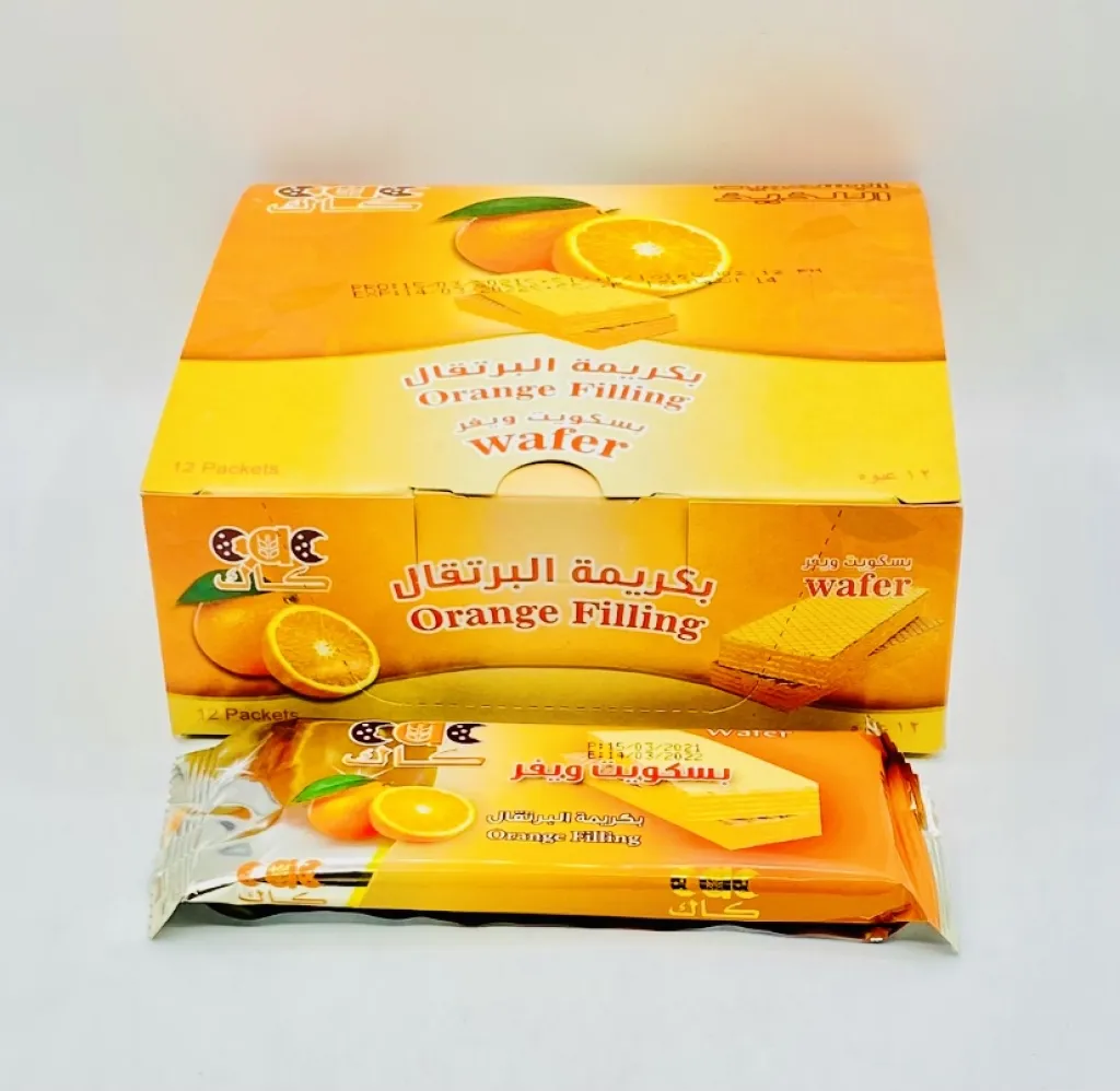 بسكويت ويفر كاك بالبرتقال24×12×20جم