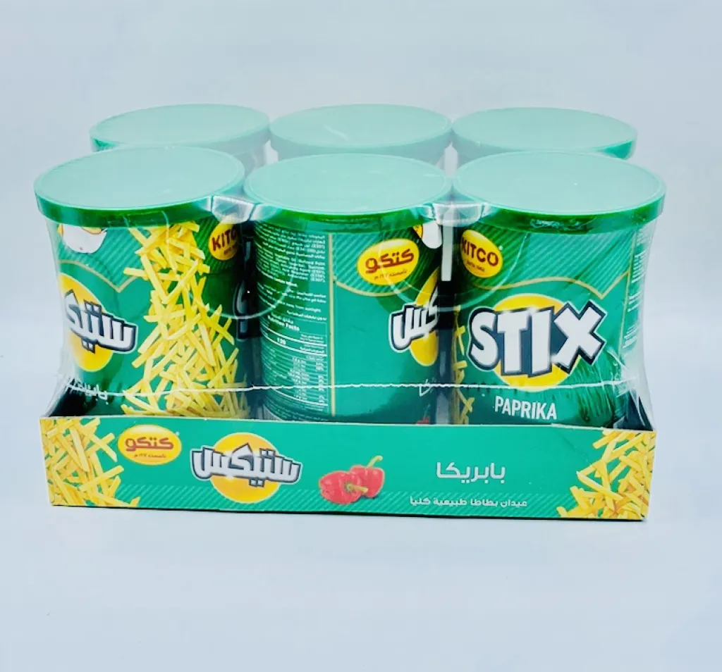بطاطس عيدان ستيكس بابريكا8×6×45G