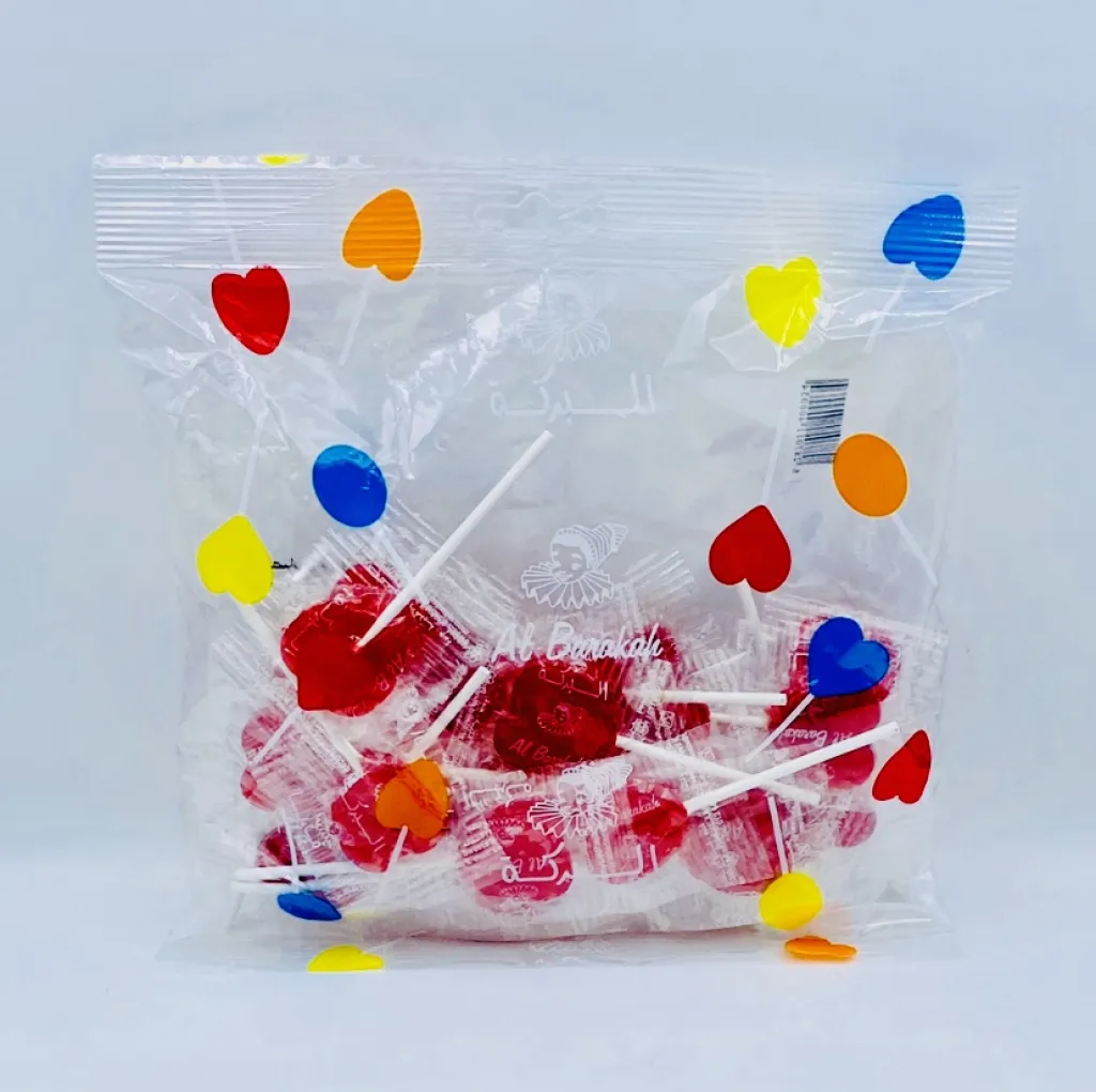 مصاص البركة قلب بالفراولة كيس 20×200g