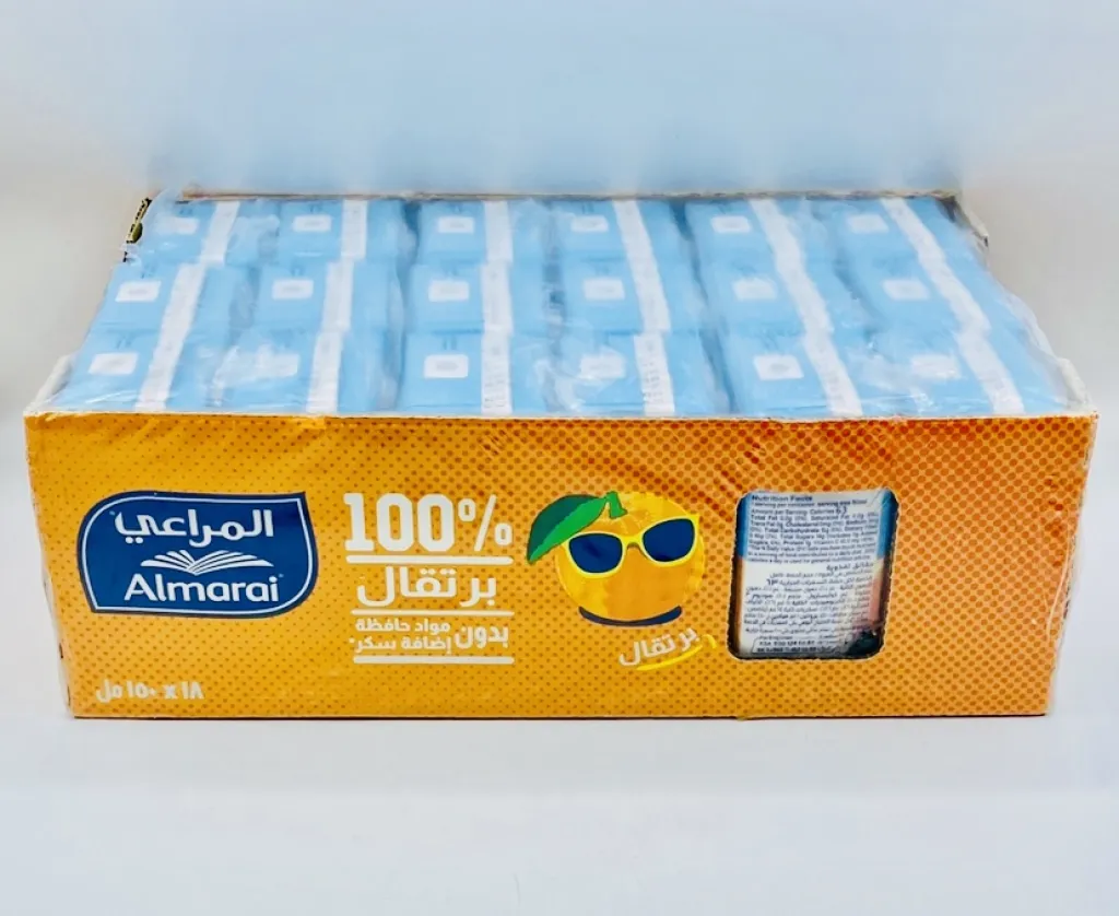 عصير المراعي بالبرتقال 18×140مل