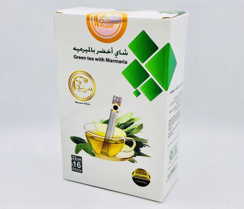 شاي نبتة الحياة اخضر 12×16 حبة