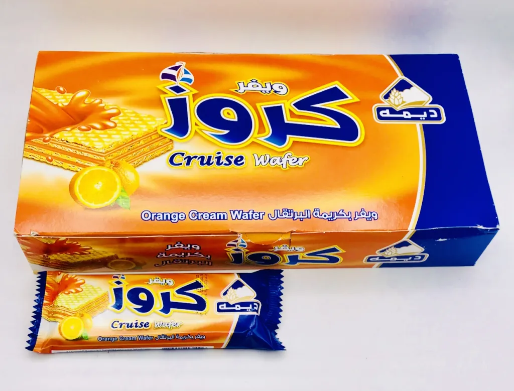 بسكويت ويفر كروز برتقال 12×12×40g