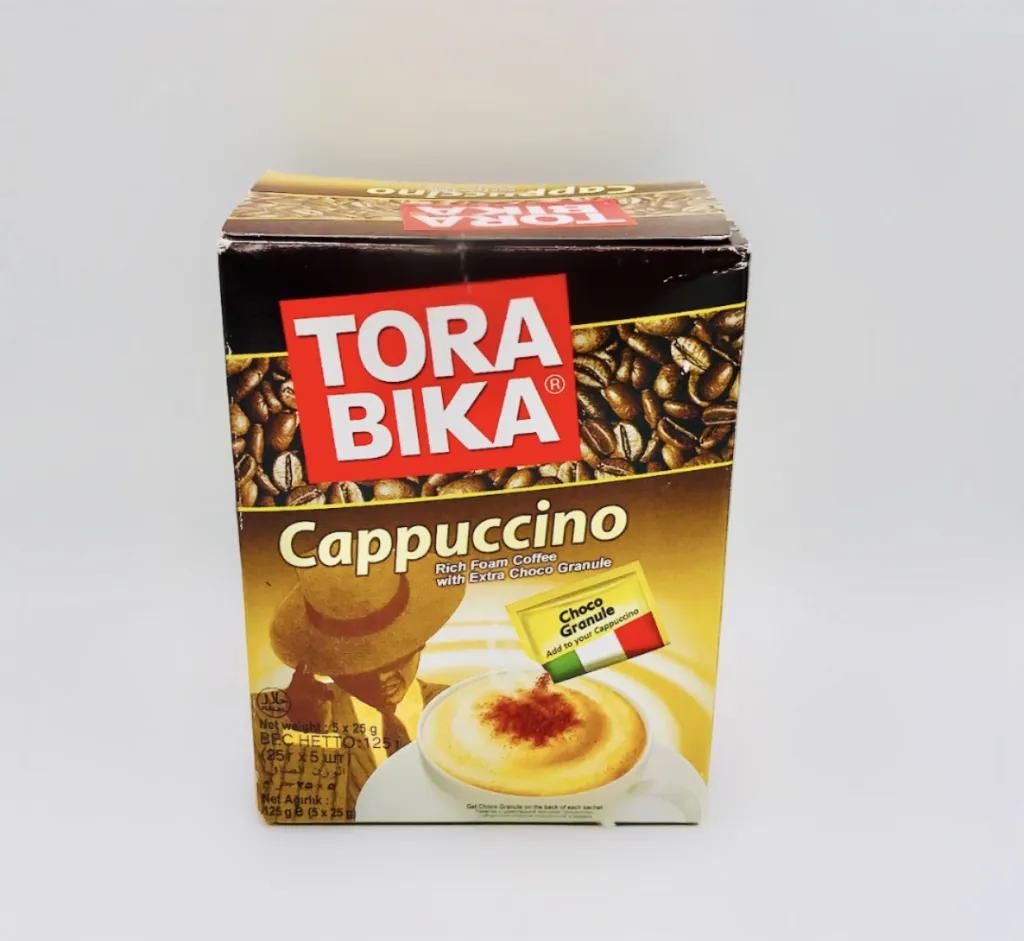 قهوة توربيكا باوزير كابتشينو باكيت  25gx5x24