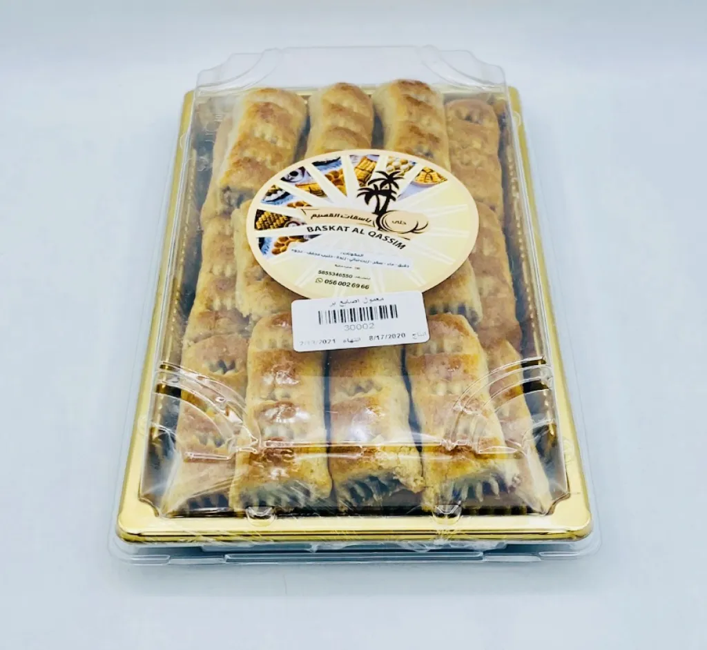 اصابع معمول باسقات القصيم بر مستطيل 24×420g