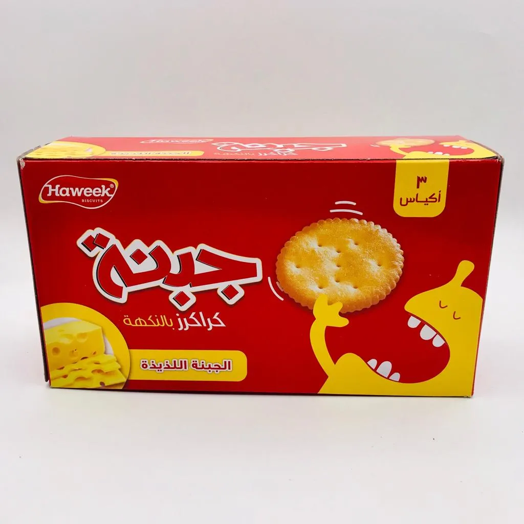 بسكويت الوفاق كراكرز هاويك  بالجبنه 110gx24