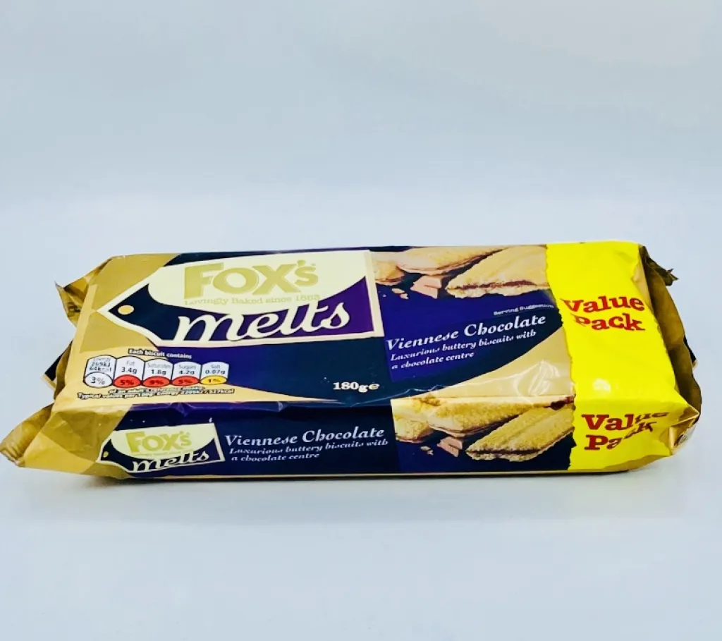 بسكويت ساندوتش فوكس بالشوكولاتة مستورد 12×180g