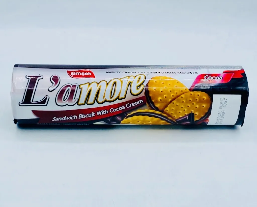 بسكويت لاموري ساندويش بالكاكاو  نيو بوي24×150g