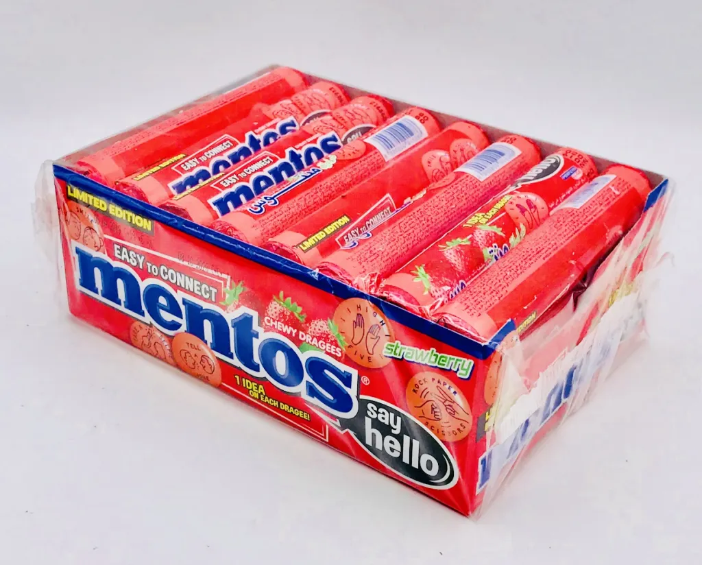 منتوس توتي فروتي فراوله12×24×29g