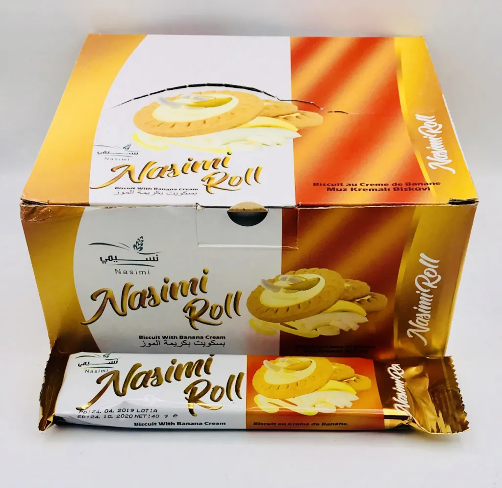 بسكويت نسيمي رول بالموز 6×24×40g